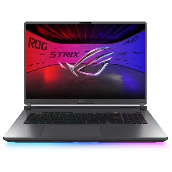  لابتوب اسوس 18-انج - ROG Strix G18 G815LP-S8107 - Core Ultra 9-275HX - RTX 5070 8GB - دوز - 32 كيكابايت/2 تيرابايتSSD - اخضر 