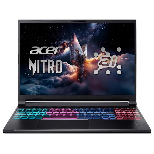  Acer Laptop 16-Inch - Nitro V16S ANV-16S-71-97BE - Core 9-270H - 16GB/1TB SSD - RTX 5070 8G - Obsidian Black - DOS 