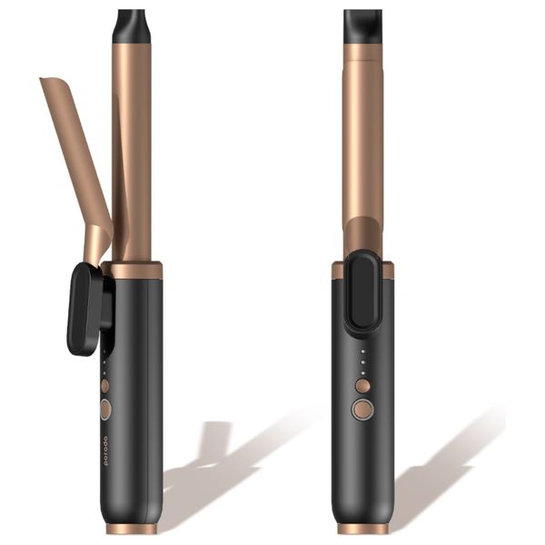  جهاز تجعيد الشعر اللاسلكي بورودو لايف ستايل - بطارية 4000 مللي امبير - مقاس 22mm - أسود 