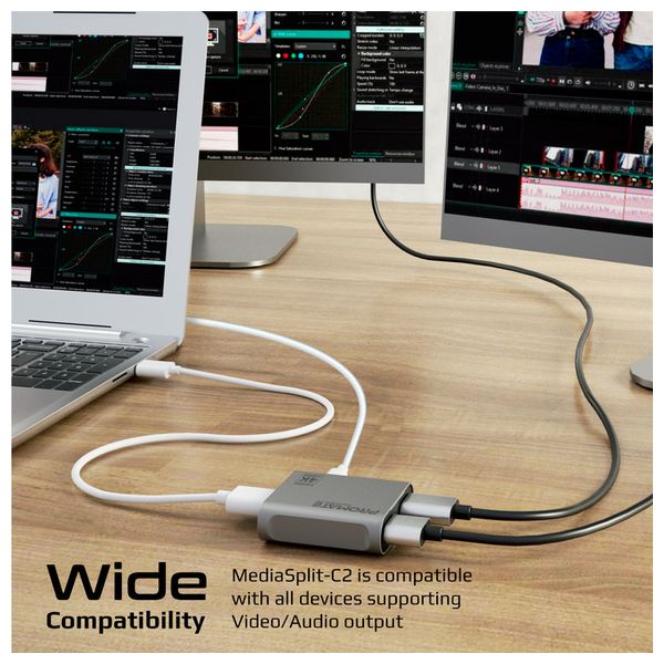  موزع اتش دي ام اي بروميت - 60 هيرتز - 4k - اسود 