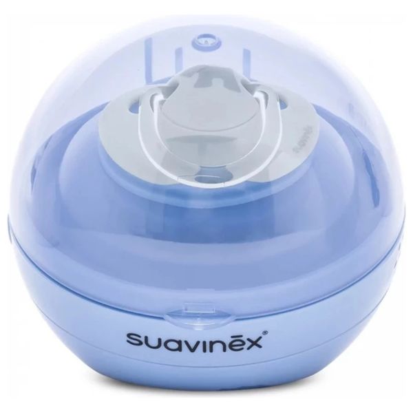  Suavinex Portable Soother Steriliser - Pacifier Steriliser - Blue 