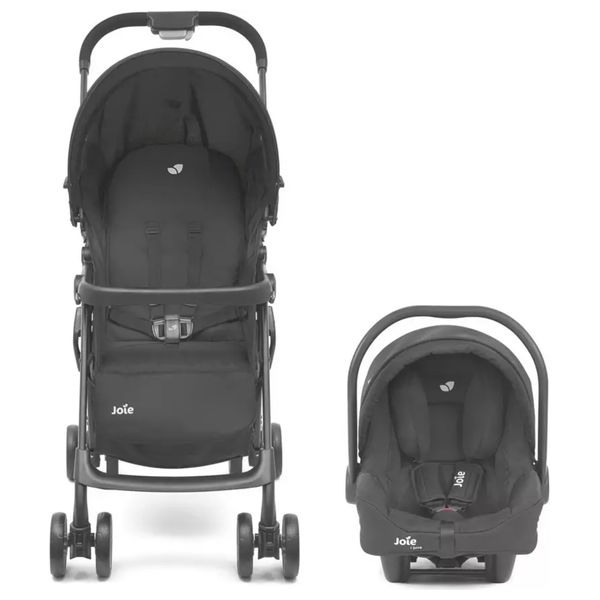  جوي عربة أطفال -  مقعد سيارة - اسود 