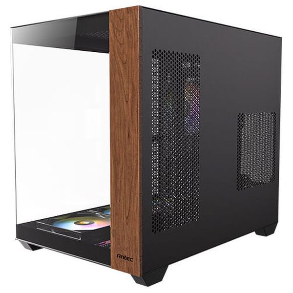  ANTEC computer case - 4mm tempered glass, 270° angled design, 4 fans 