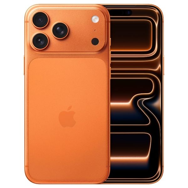 Apple iPhone 17 Pro Max 6.9-inch Display - Aluminum unibody Design - A19 Pro chip - All 48MP Rear Cameras, and Best-ever battery life - Nano SIM + eSIM
