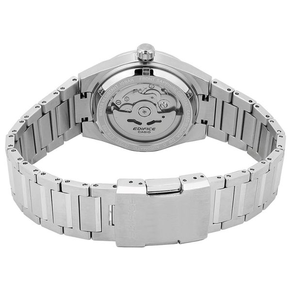  Casio Edifice Men’s Watch EFK-100CD-1ADR - Analog Display, Slim Case, Elegant Strap - Silver 
