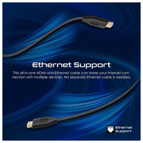 كيبل اتش دي ام اي بروميت - 5 متر - 60 هيرتز - 4k - اسود