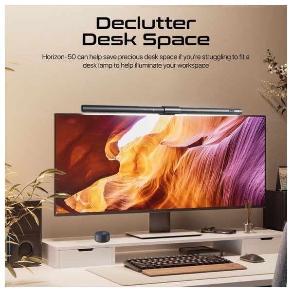 شريط إضاءة شاشة بروميت - بتحكم لمس وريموت لاسلكي -51 سم - 285 لومن - مناسب لشاشات 21-49 انج