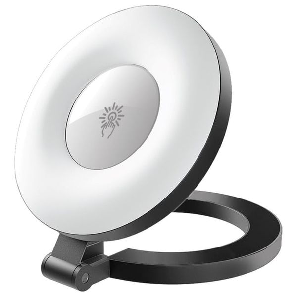 حلقة إضاءة ليد بروميت - قابلة للشحن متوافقة مع ماك سيف - 80 لومن - 3 أوضاع إضاءة - بطارية 300 مللي امبير