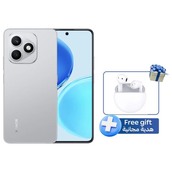 هونر X8d - دبل سيم - شاشة أموليد 6.77 انج - معالج سنابدراغون 6s 4G الجيل الثاني - بطارية 6800 مللي أمبير بالساعة، شحن 45 واط + هونر تشويس ايربدز X7e