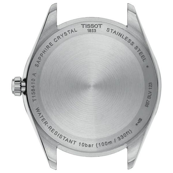 Tissot Watch T1564101109100 For Men - Analog Display, Stainless Steel Band - Silver