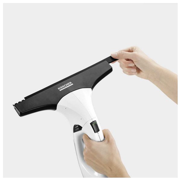 مكنسة زجاج كارشر كهربائية بخارية - ابيض