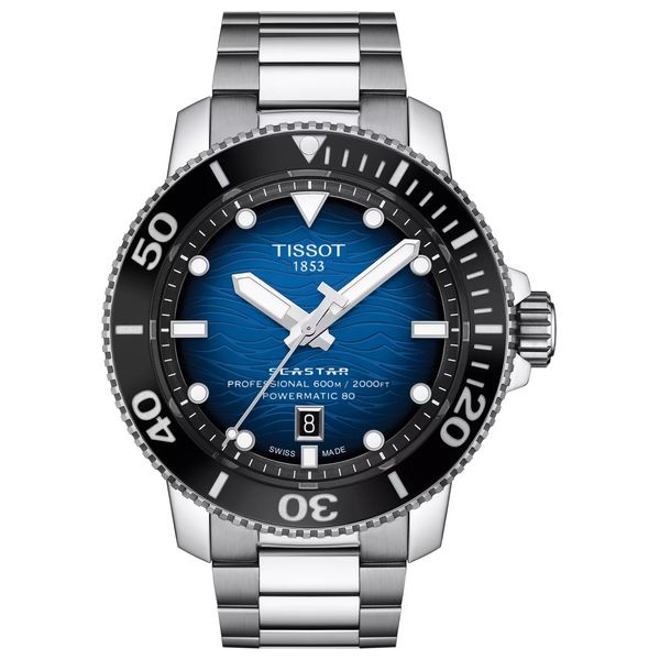 Tissot Watch T1206071104101For Men - Analog Display, Stainless Steel Band - Silver
