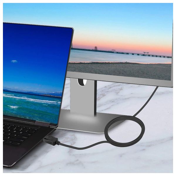  كيبل اتش دي ام اي  بنفي - طول 3 متر - Full HD 1080p - اسود 