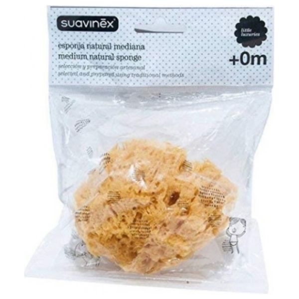  Suavinex Medium Natural Sponge - Sponge - Yellow 