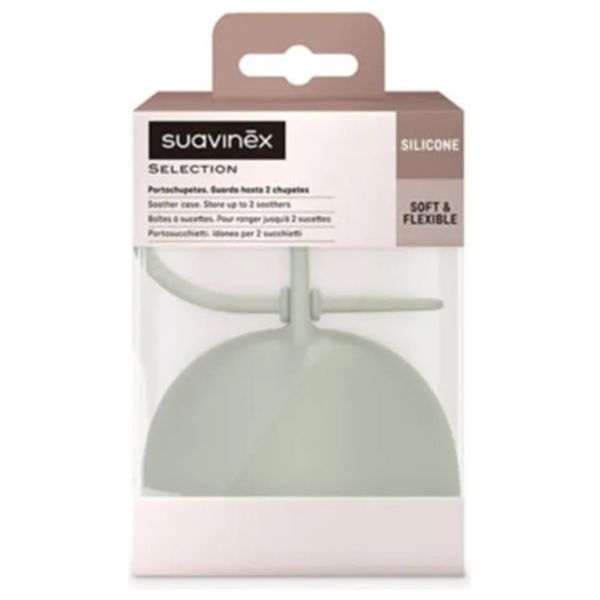  Suavinex Soother Holder Silicone - Green 