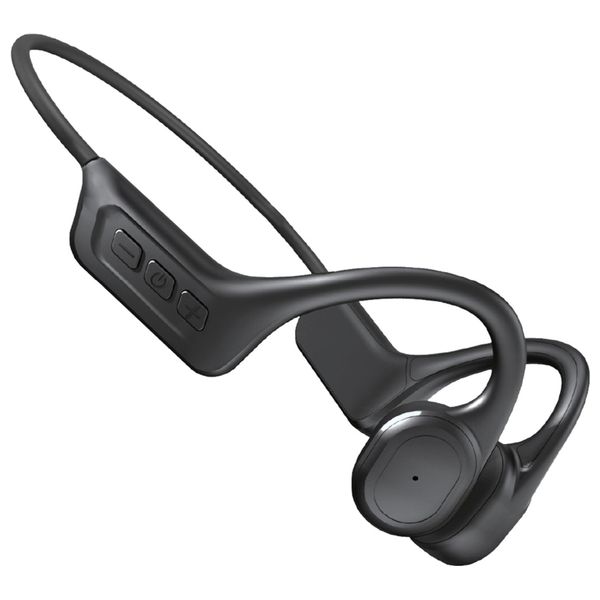 Borodo Bone Conduction Swimming Headset - 8 Hours - Bluetooth V5.3 - 32GB Memory - IPX8 Water Resistance - Black