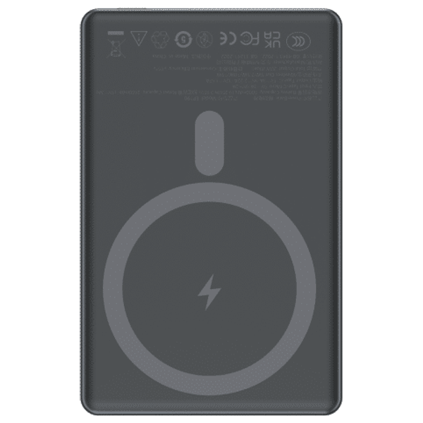  باور بانك ديفيا - سعة 5000 مللي امبير ، شحن سريع بقدرة 20 واط ، شاشة رقمية - اسود 