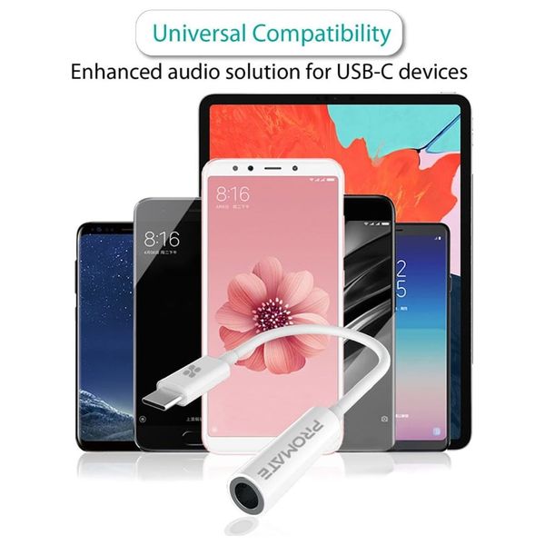  محول ابروميت - يو اس بي سي  الى اواكس - 12 سم - ابيض 