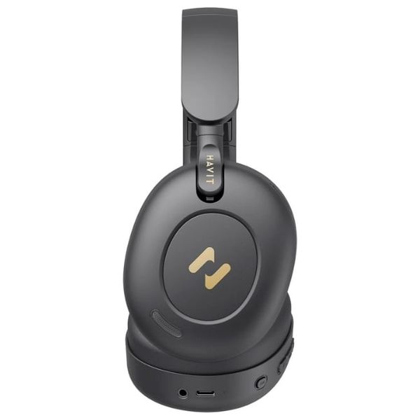  Havit H682BT Pro Wireless Over-Ear Headphones - Bluetooth 5.3 - ANC Noise Cancelling - 25 Hour Battery Life - Black 