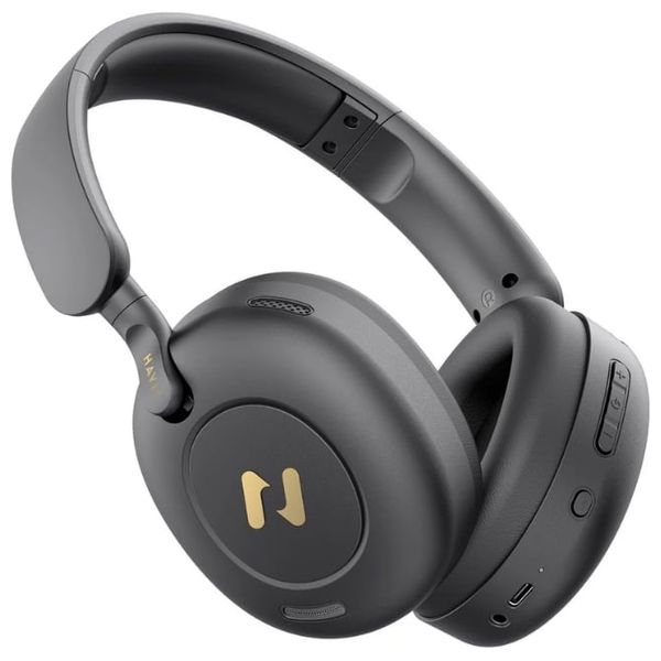  Havit H682BT Pro Wireless Over-Ear Headphones - Bluetooth 5.3 - ANC Noise Cancelling - 25 Hour Battery Life - Black 