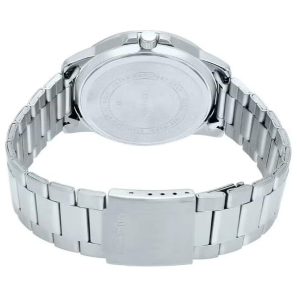 Casio Watch MTP-VD01D-1CVUDF For Men - Analog Display, Stainless Steel Band - Silver