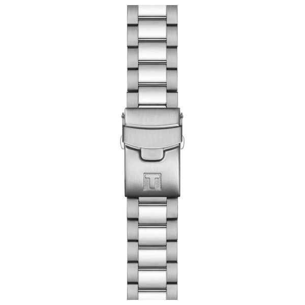 Tissot Watch T1206071104101For Men - Analog Display, Stainless Steel Band - Silver