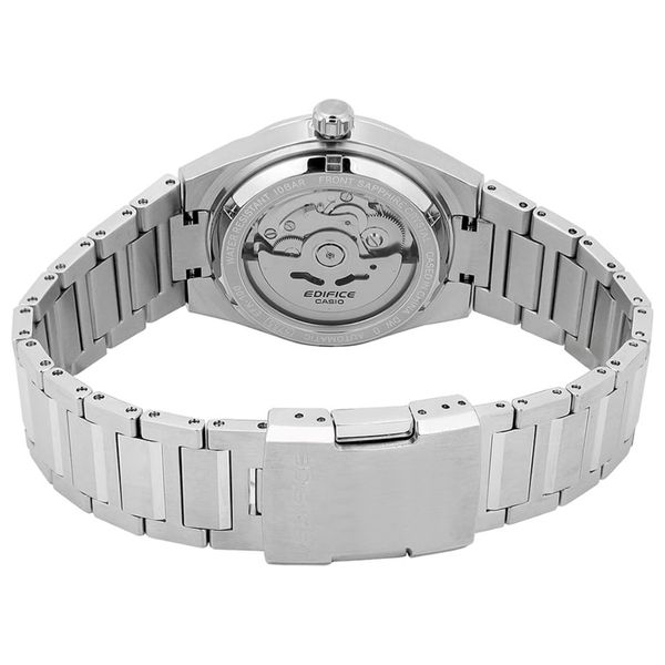  Casio Edifice Men’s Watch EFK-100D-2ADR - Mechanical Automatic, Analog Display, Stainless Steel Strap - Silver 
