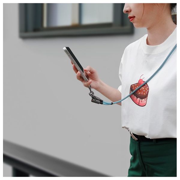 كيبل جرين ليون - يو اس بي سي  إلى يو اس بي سي - قوة 60 واط - 120 سم - أزرق