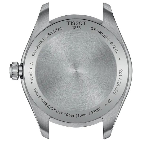  Tissot Watch T1502102103100 For Women - Analog Display, Stainless Steel Band - Silver 
