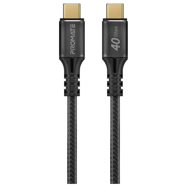  كيبل شحن بروميت - يو اس بي سي  إلى يو اس بي سي - بقدرة 240 واط - طول 2 متر - اسود 