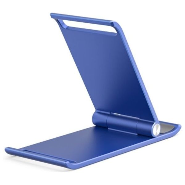 Borodo Mobile Phone Holder - Foldable Aluminum Alloy - Up to 13 inches - Blue
