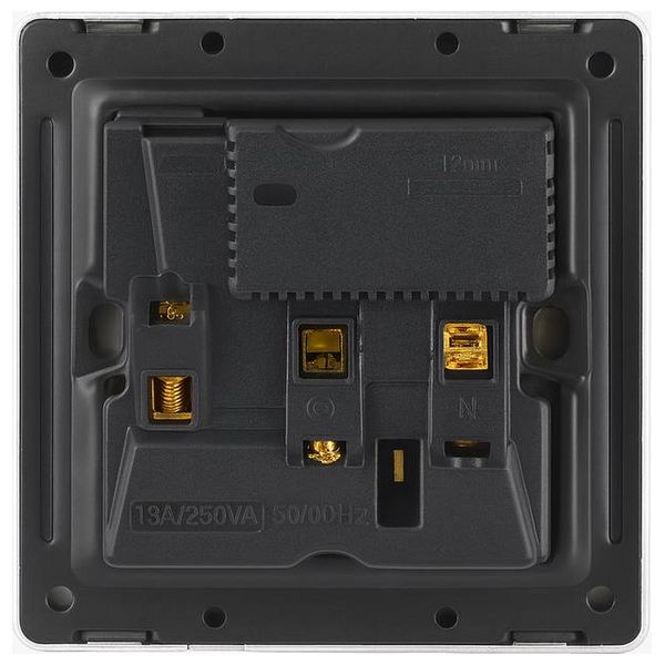 Lazord Universal Wall Socket With USB & Type-C - Black