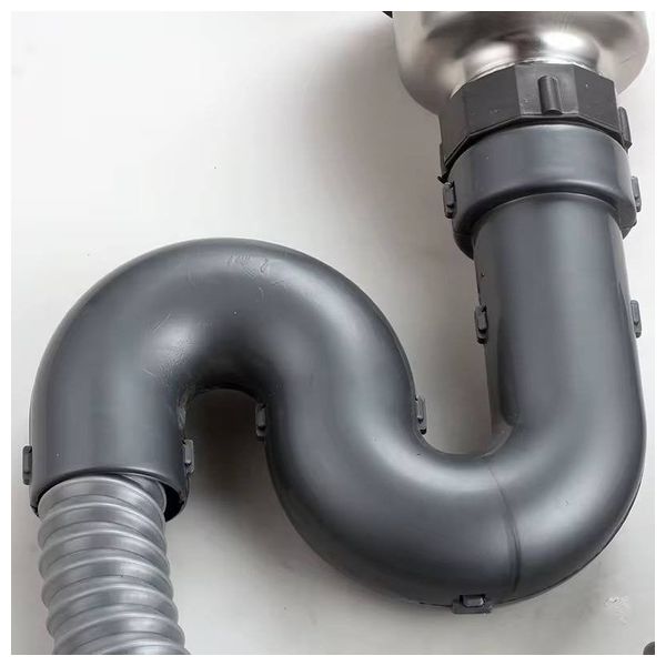 Lazord TWINSINK-01 - Double Sink Drain Kit - Grey