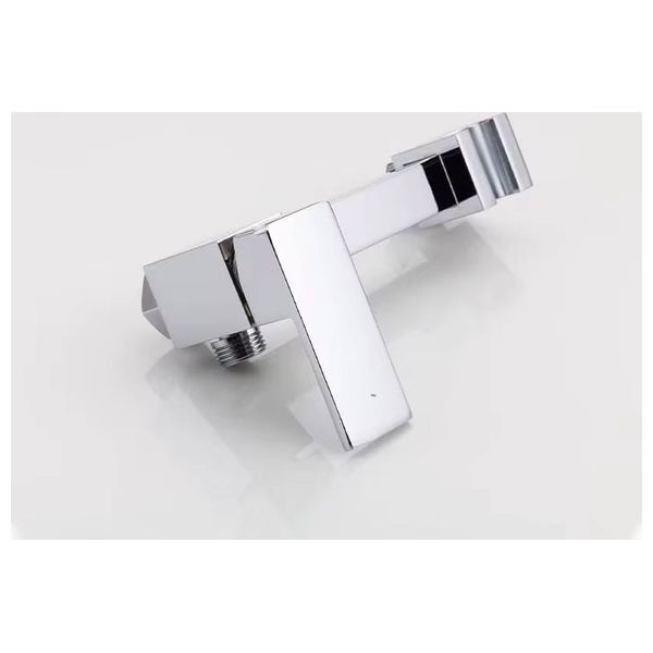 Lazord Wall Mounted Mixer with Handheld Bidet Sprayer - Nickel Copper