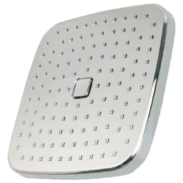 Lazord Square Rainfall Shower Head with Self-Cleaning Function - White