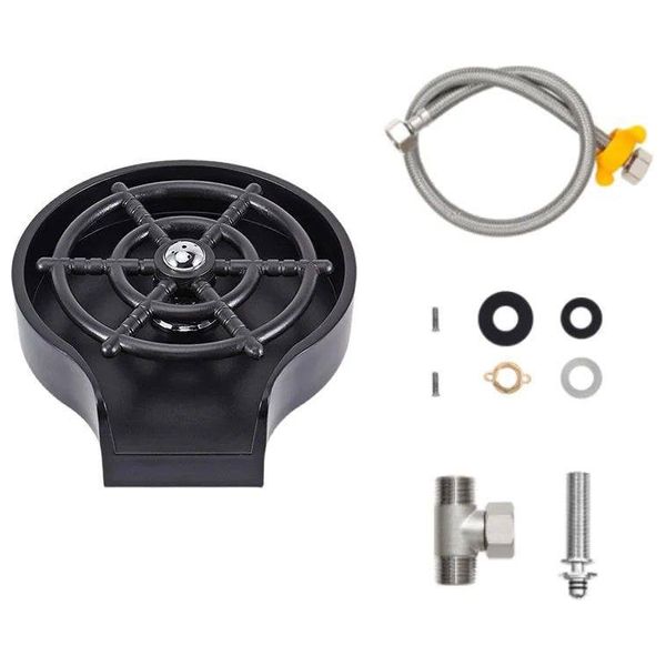  Lazord CUP-01 - Clip-On Sink Cup Rinser - Black 