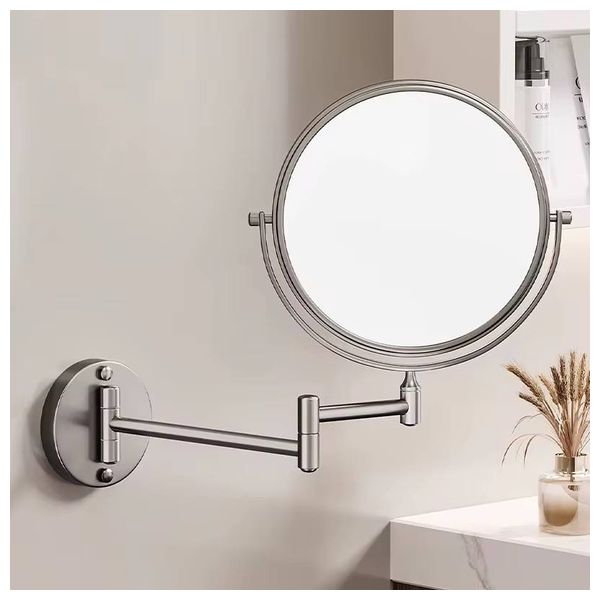  لازورد مرآة مكبرة للحائط قابلة للطي مقاومة للصدأ - زجاج 