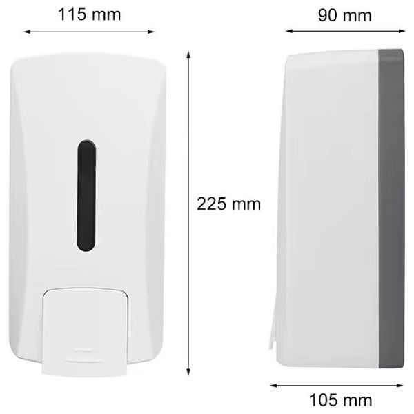 Lazord Wall-Mounted Soap Dispenser - 1000ml
