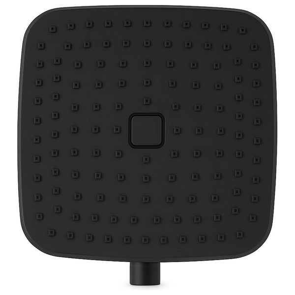  Lazord Square Rainfall Shower Head with Self-Cleaning Function - Matt Black 