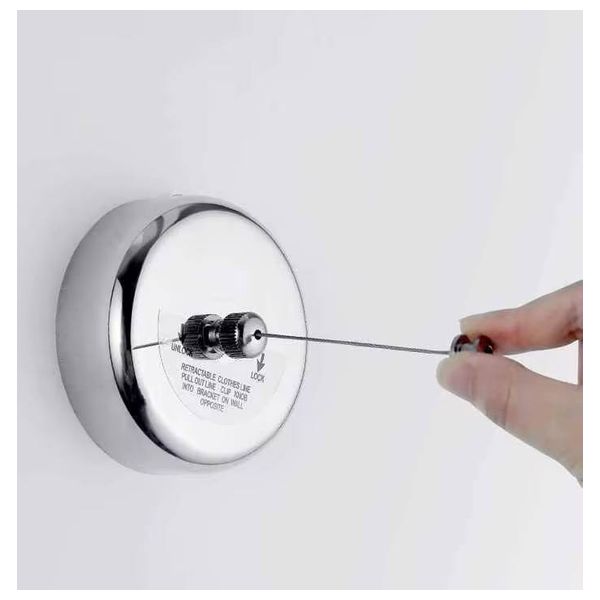 Lazord Retractable Clothes Drying Line - 2.8m