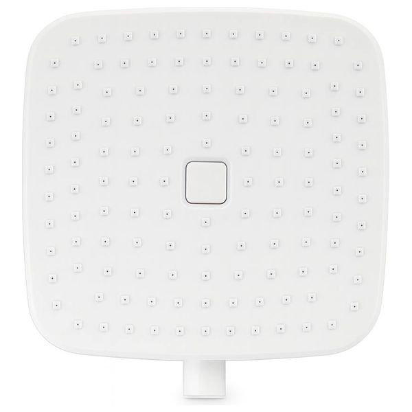 Lazord Square Rainfall Shower Head with Self-Cleaning Function - White