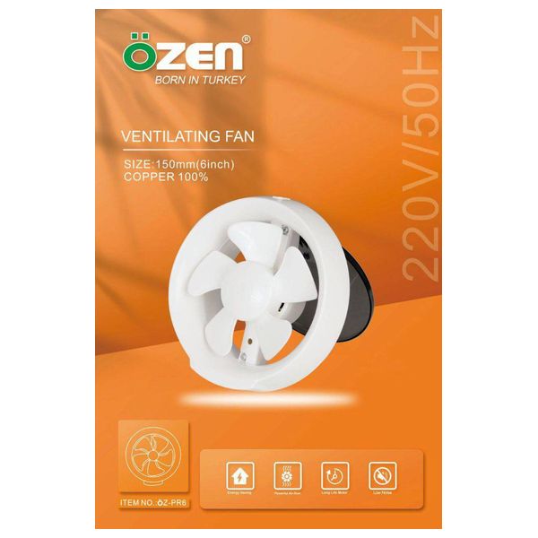 Lazord Ventilating Exhaust Fan - White