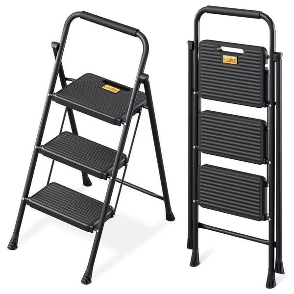 سلم منزلي قابل للطي لازورد - JUST-4 - 4 درجات