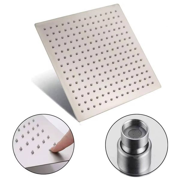  Lazord Square Shower Head - Nickel Copper 