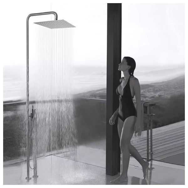  Lazord Square Shower Head - Nickel Copper 