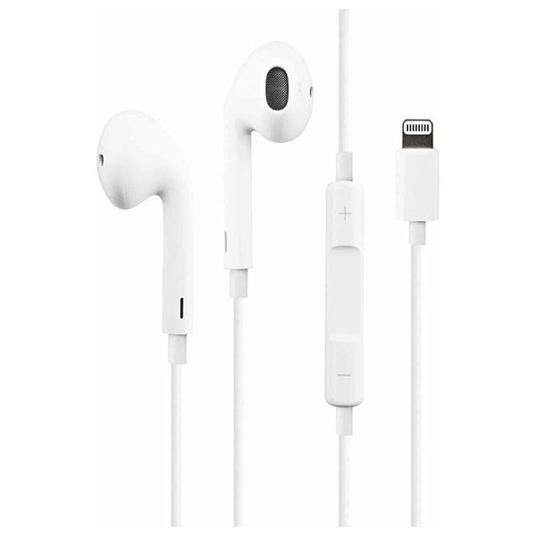  Green Lightning Earphone – In-Ear Headphones – White 