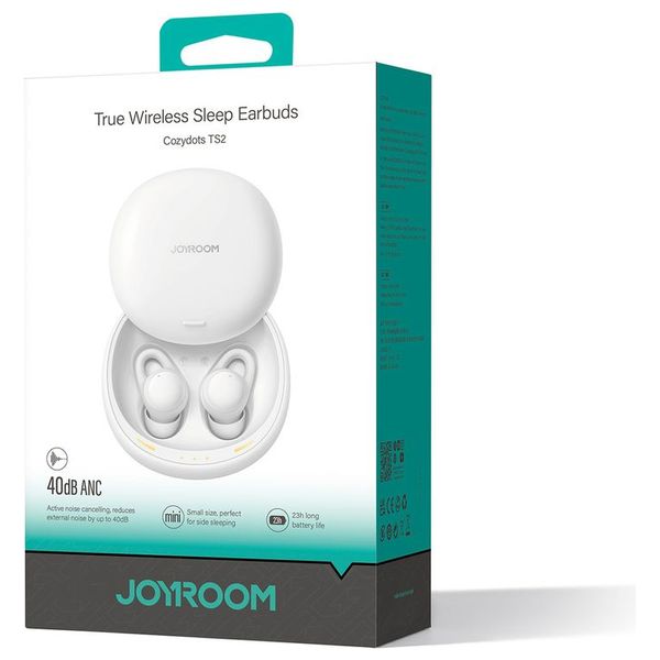   Joyroom TS2 - Bluetooth Headphone In Ear - Noise cancellation - Up To 5 hours - White 