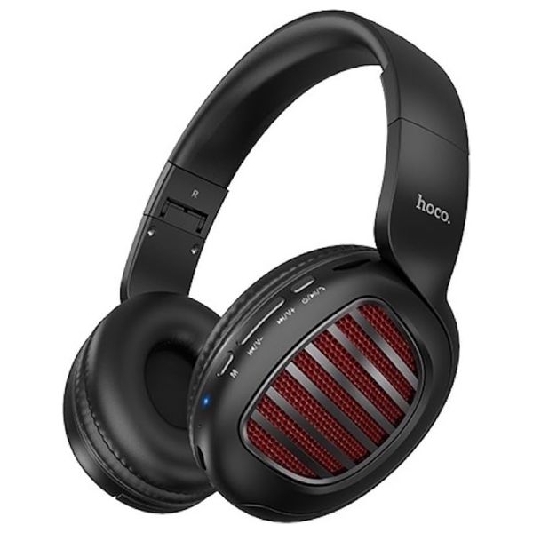 HOCO W23 - Bluetooth Headphone Over Ear - Up To 300mAh - Bluetooth 5 - Black