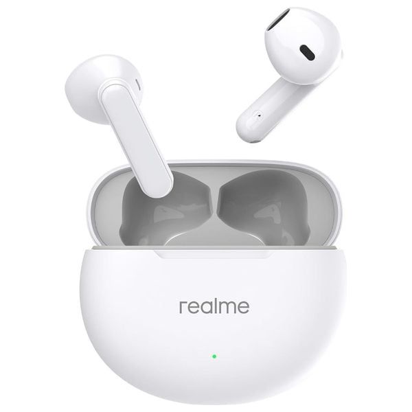    Realme Budst01 - Bluetooth Headphone In Ear - Noise cancellation - Up To 28 hours - White 