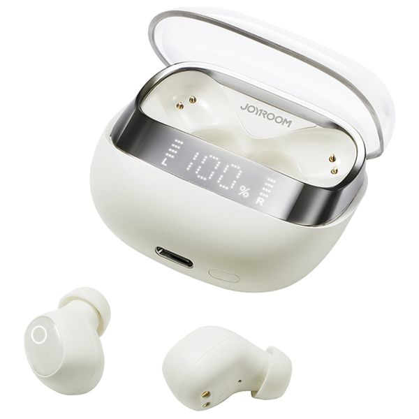   Joyroom DB2 - Bluetooth Headphone In Ear - Noise cancellation - Up To 42 hours - White 
